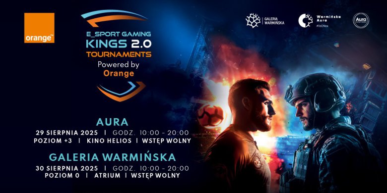 Wielki turniej E-Sport Gaming Kings 2.0 Tournaments Powered by Orange ponownie w Olsztynie