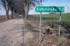 Znak informujący o Łutynówku