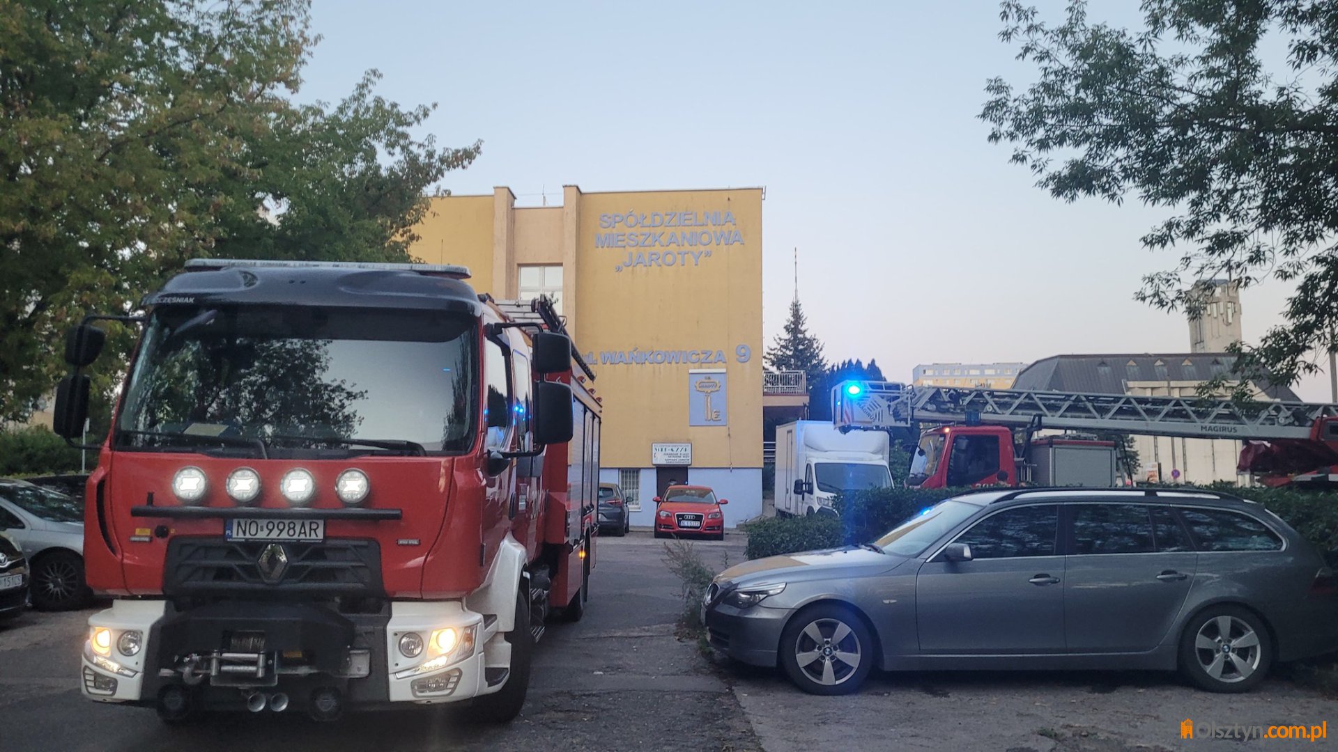 Interwencja straży na olsztyńskich Nagórkach. Co się stało?