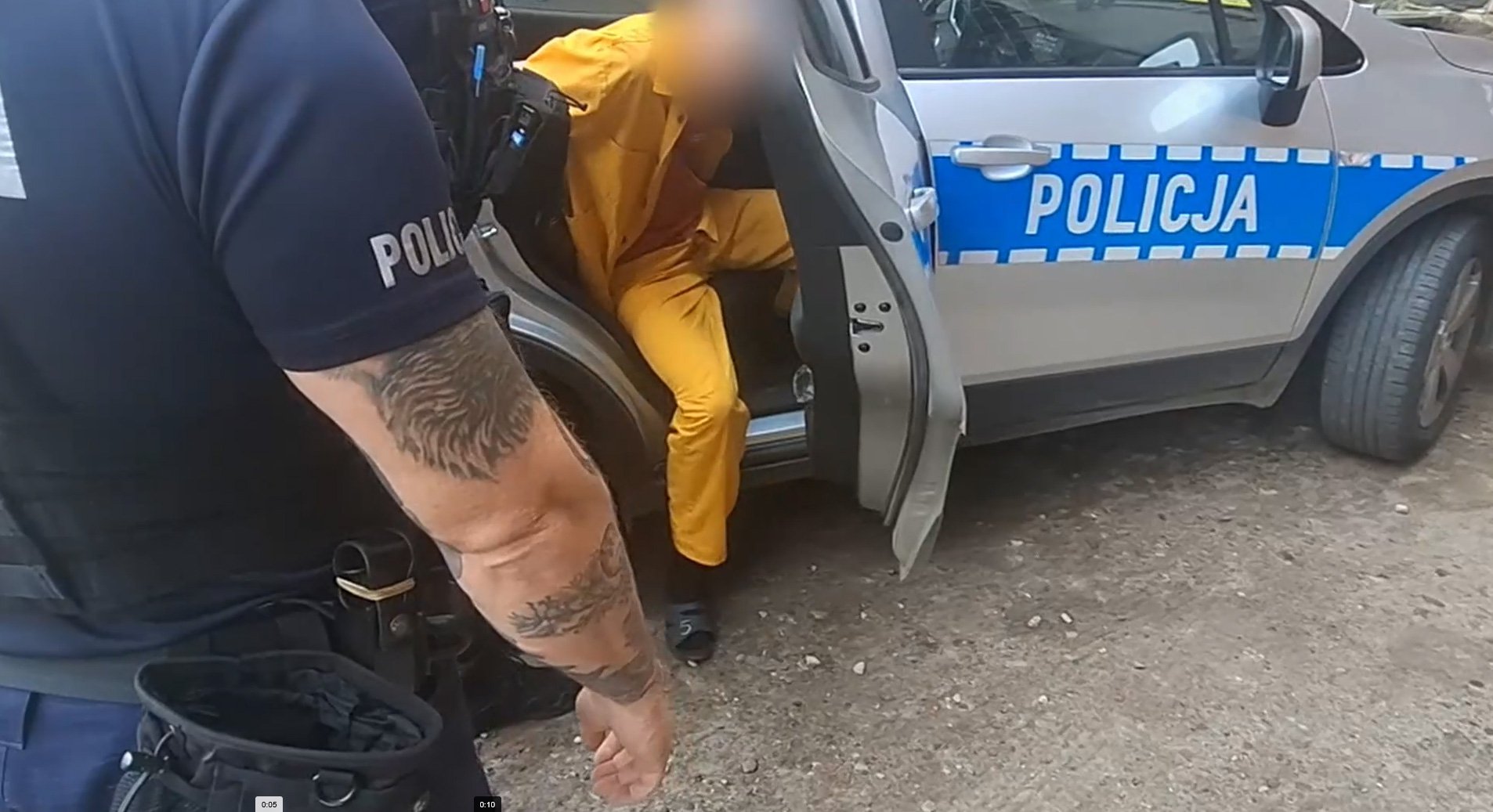 Gmina Olsztynek. Groźby, pobicie i kradzież w nocy. Dwóch znajomych za kratkami