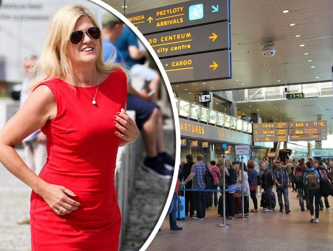 Posłanka PiS interweniowała w sprawie... spadających spodni? Iwona Arent w centrum bójki na lotnisku [WIDEO]