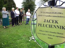 Po 27. latach kibice Stomilu nadal pamiętają o Jacku Płucienniku [ZDJĘCIA]
