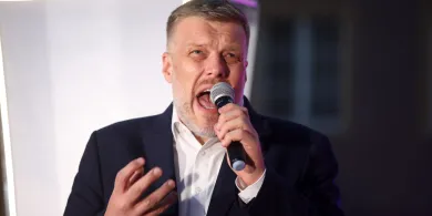 Adrian Zandberg w Olsztynie: W głowach polityków, którzy nami rządzą – żyjemy w latach 90. [ZDJĘCIA]