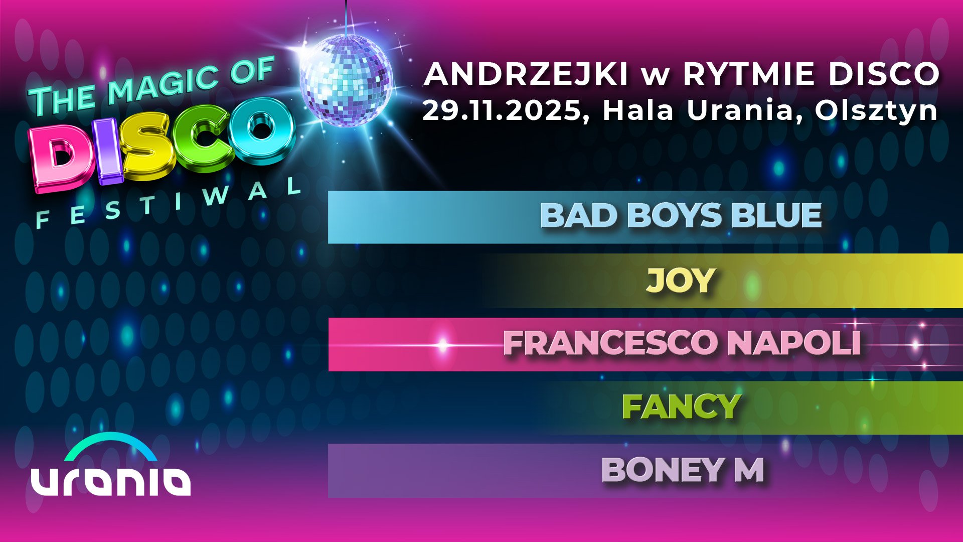 The Magic of Disco Festival – Andrzejki w Rytmie Disco