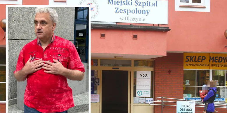 58-latek z Olsztyna domaga się 35 mln zł odszkodowania. Lekarze ze szpitala miejskiego popełnili błąd? [ZDJĘCIA]
