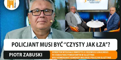 Policjant musi być czysty jak łza? Rozmawiamy z Piotrem Zabuskim, byłym komendantem [WIDEO]
