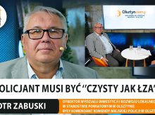Policjant musi być "czysty jak łza"? Rozmawiamy z Piotrem Zabuskim, byłym komendantem [WIDEO]