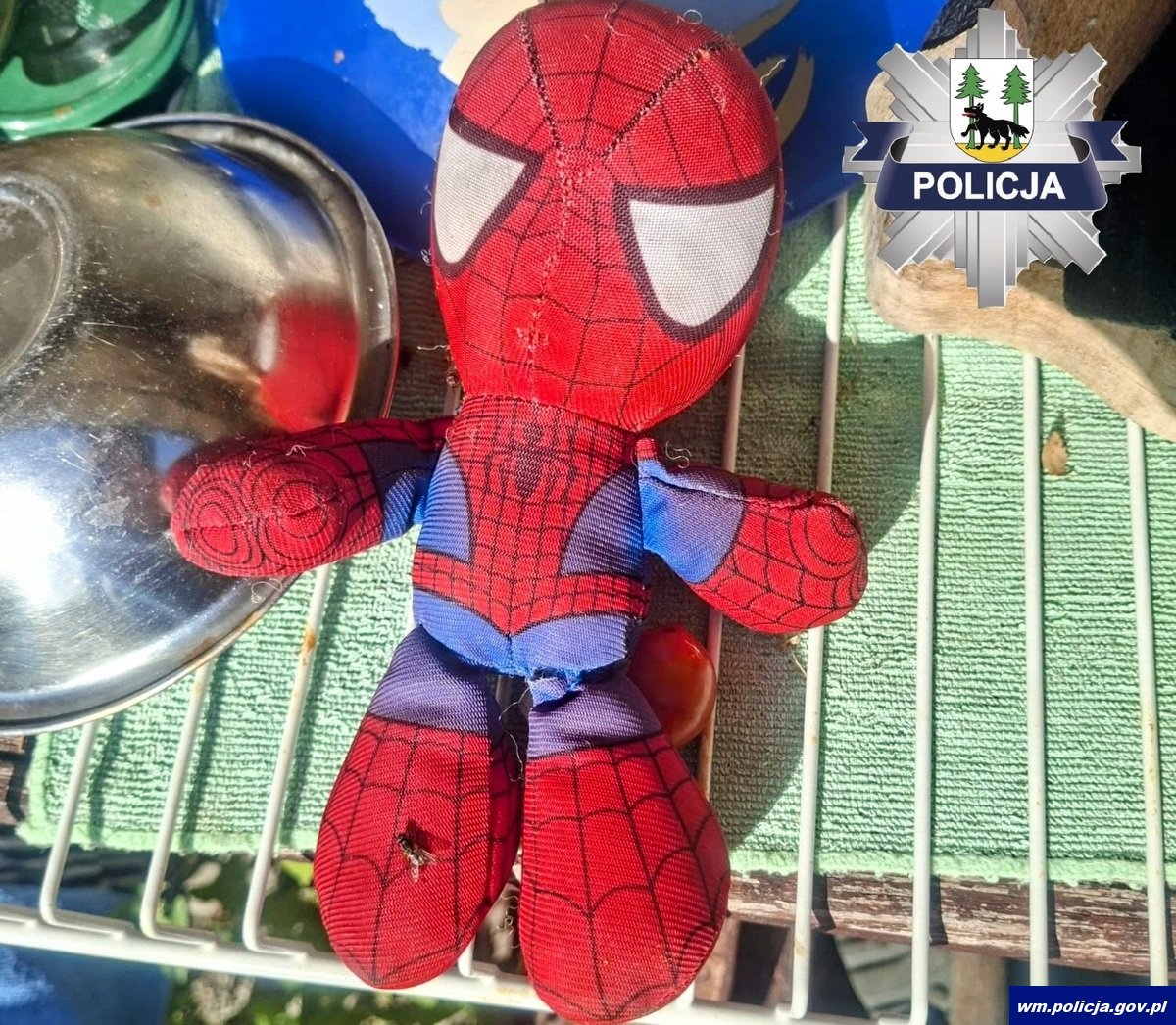 Biała Piska. 70-latek znalazł człowieka-pająka. Policjantom powiedział, iż to martwy chłopiec