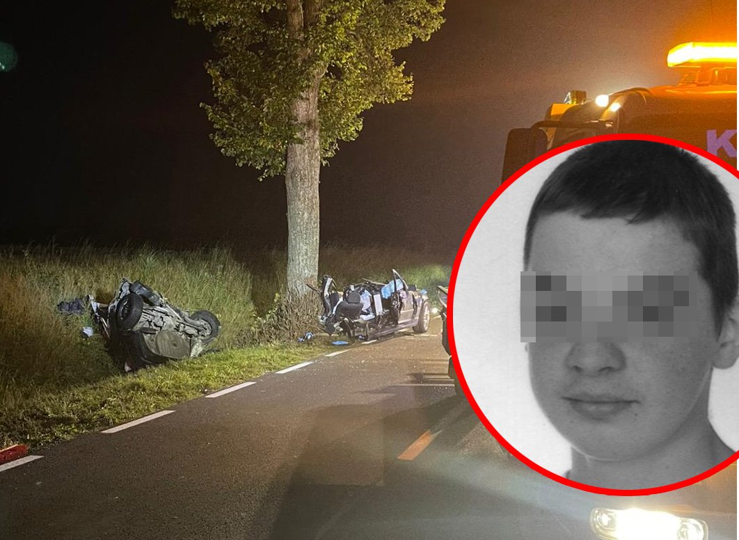 Szkoła z Białej Piskiej żegna 18-letniego Jakuba. Jego BMW roztrzaskało się o drzewo. "Życzliwy", "pełen pasji" [ZDJĘCIA]