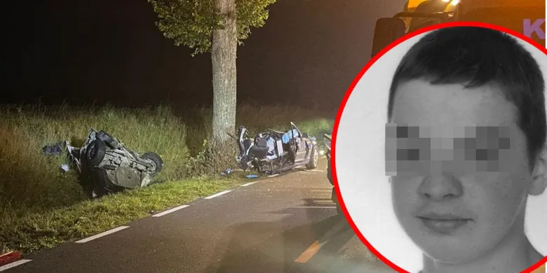 Szkoła z Białej Piskiej żegna 18-letniego Jakuba. Jego BMW roztrzaskało się o drzewo. "Życzliwy", "pełen pasji" [ZDJĘCIA]