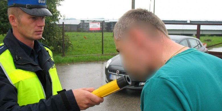 Powiat olsztyński dmuchał wzorcowo. Tylko dwie 