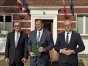 Od lewej: Witold Gagacki, Stefan Krajewski, minister rolnictwa i rozwoju wsi oraz Radosław Król, wojewoda warmińsko-mazurski