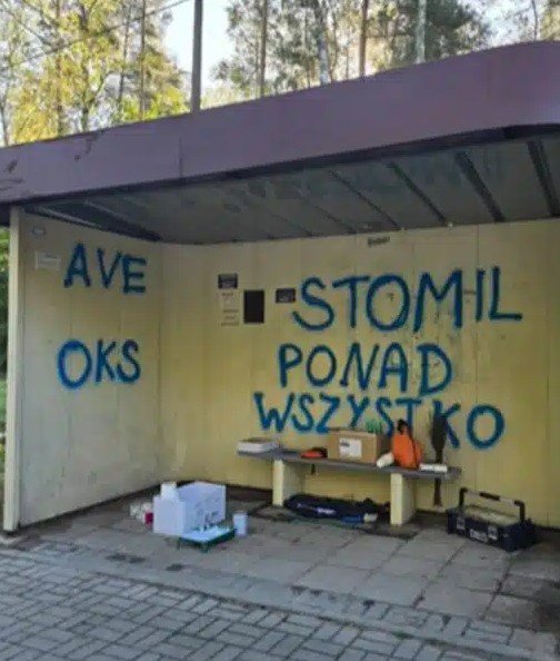 Zamiast kosztownego remontu – sztuka. Gmina Lidzbark Warmiński oszczędza i upiększa przystanki [WIDEO]