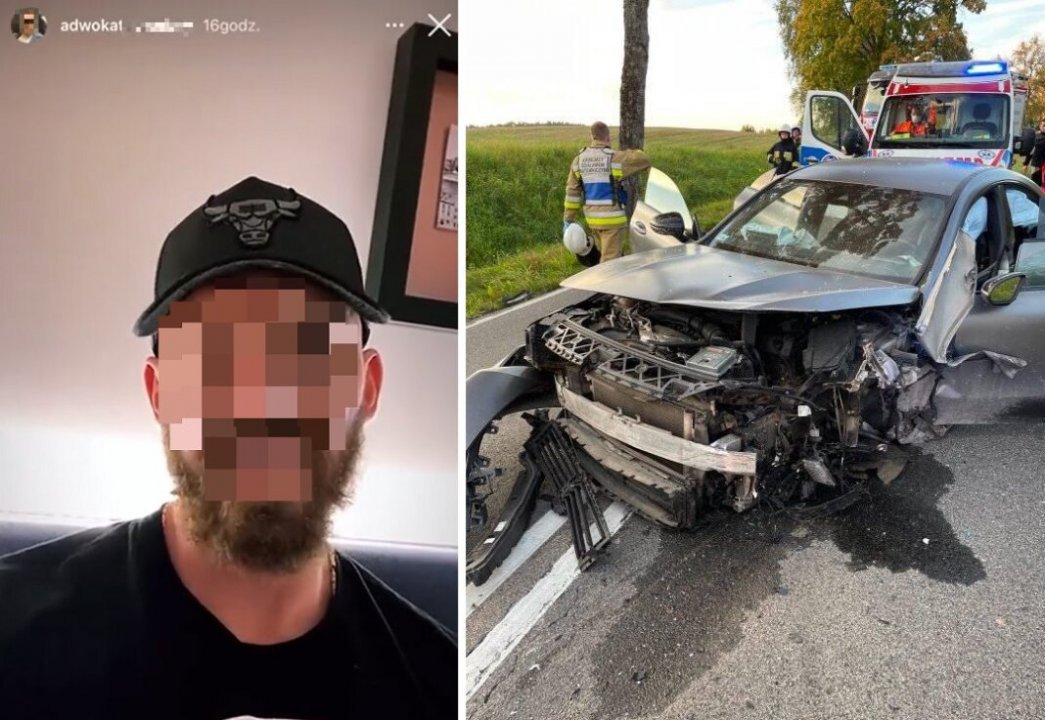 Wypadek pod Barczewem. Sąd wyznaczył termin rozprawy odwoławczej w sprawie adwokata z Łodzi, Pawła K.