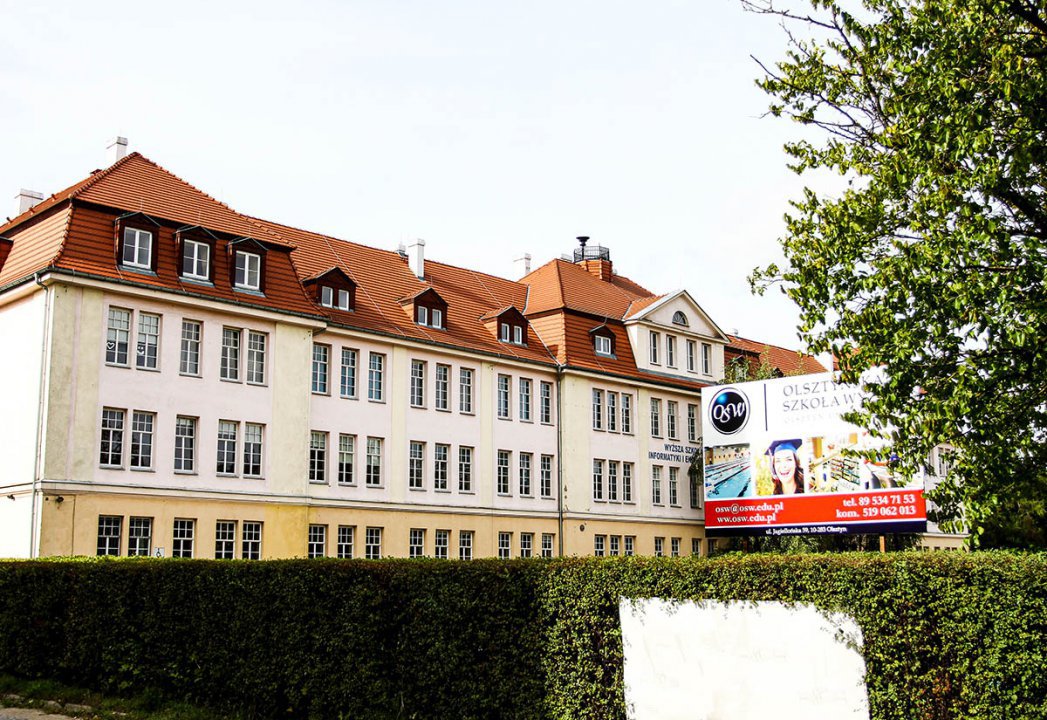 Olsztyn. Była OSW, jest Akademia Finansów i Biznesu Vistula