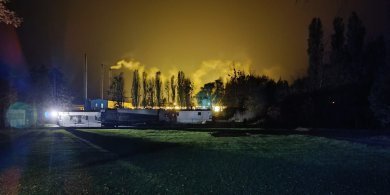 Artykuł: Pojechali do „łuny” ognia nad Łęgajnami. Okazało się, że to pomidory
