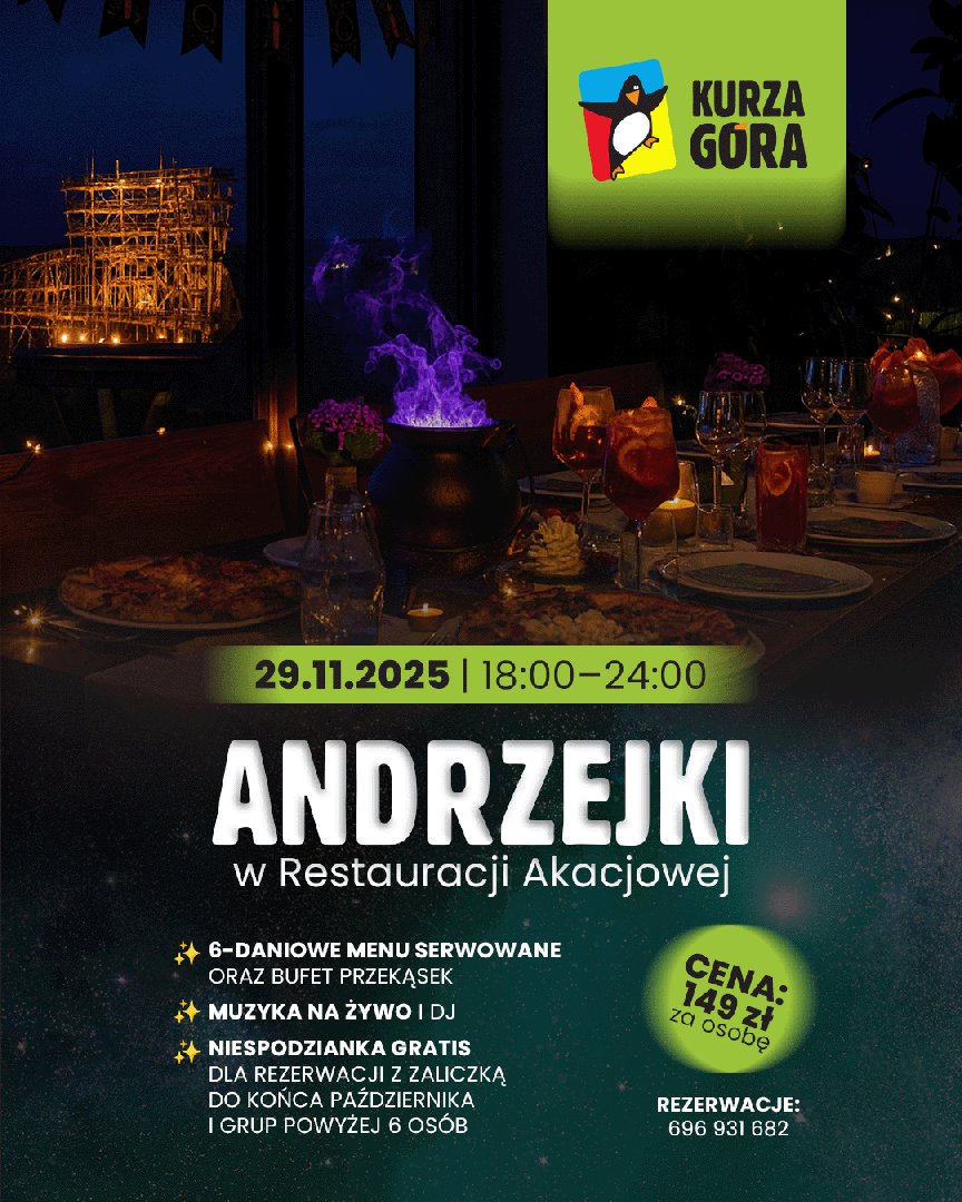 Andrzejki w Restauracji Akacjowej – wyjątkowy wieczór pełen smaku, magii i muzyki
