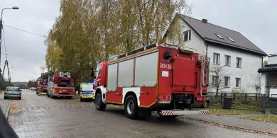 Interwencja straży pożarnej na osiedlu Dajtki w Olsztynie [ZDJĘCIA]