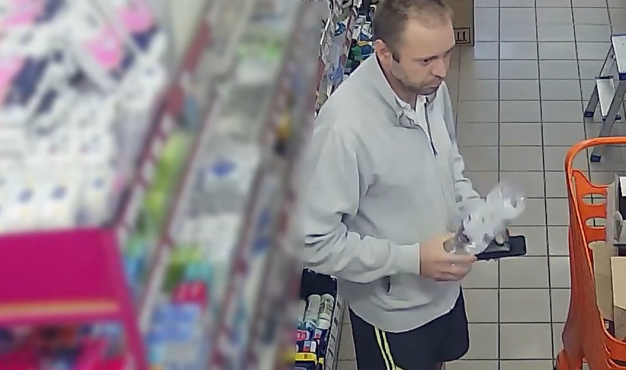 Olsztyn. Seria kradzieży sklepowych. Policja opublikowała wizerunek mężczyzny [WIDEO]