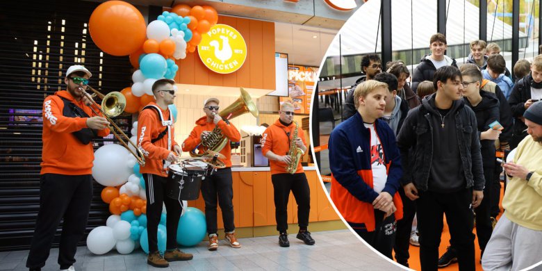 Tłumy na otwarciu nowej restauracji w Olsztynie. Pierwszy klient pilnował kolejki od wczoraj [ZDJĘCIA]