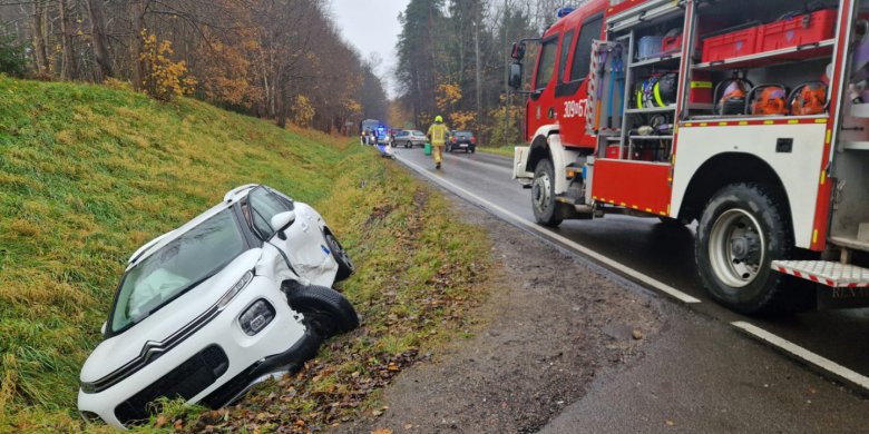Gmina Dywity. 19-latek wysłał seniora do rowu koło karmelitanek [ZDJĘCIA]