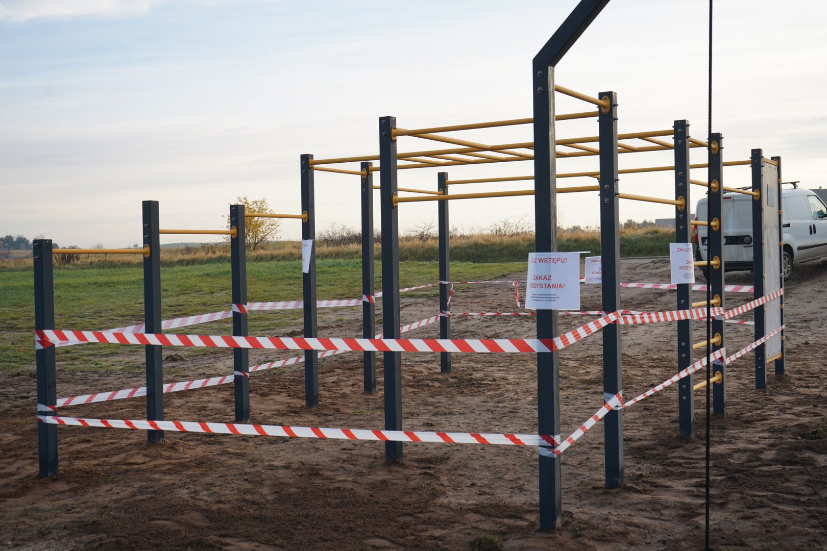 W Jonkowie wykorzystali granty PSE. Powstała strefa do ćwiczeń na świeżym powietrzu