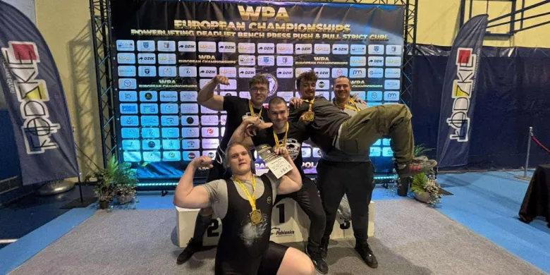 Sportowcy z Warmii i Mazur mistrzami Europy w trójboju siłowym [ZDJĘCIA]