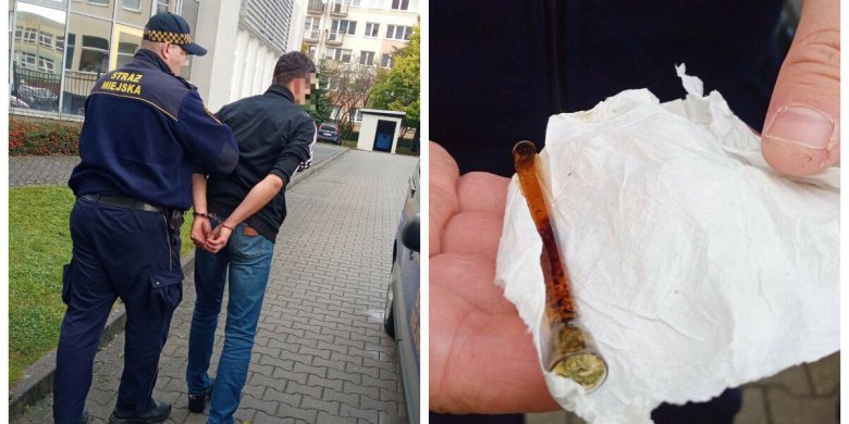 Olsztyn. Agresor pod szkołą. Rzucał w ludzi kostką brukową