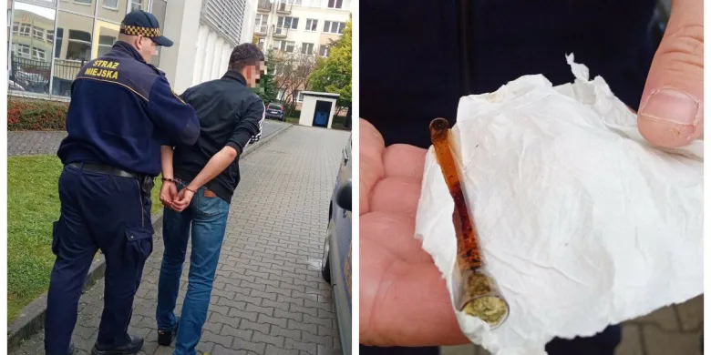 Olsztyn. Agresor pod szkołą. Rzucał w ludzi kostką brukową