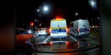 Policjanci z Olsztyna ścigali się na ul. Pstrowskiego?