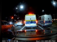 Policjanci z Olsztyna ścigali się na ul. Pstrowskiego?