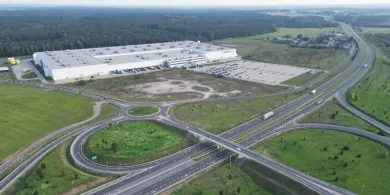 Nieszczęśliwe zdarzenie na terenie dużego centrum logistycznego w Ameryce k. Olsztynka