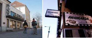 Byłe kino "Grunwald" oraz ostatnie kino studyjne "Awangarda 2"  w Olsztynie