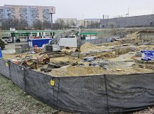 Olsztyn. Przy ul. Pstrowskiego rozebrano myjnię. Co tam powstanie? [ZDJĘCIA]