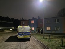 żabole na ulicy Towarowej w Olsztynie. Nie żyje 72-latka