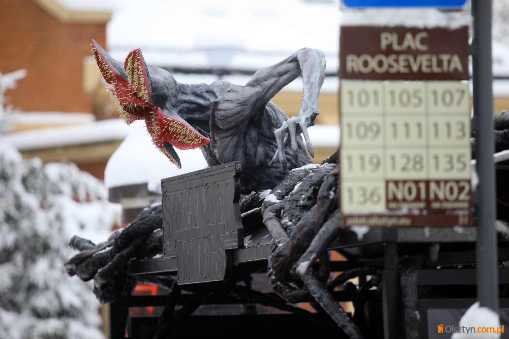 Netflix promuje finałowy sezon serialu "Stranger Things" w Olsztynie! [ZDJĘCIA, WIDEO]