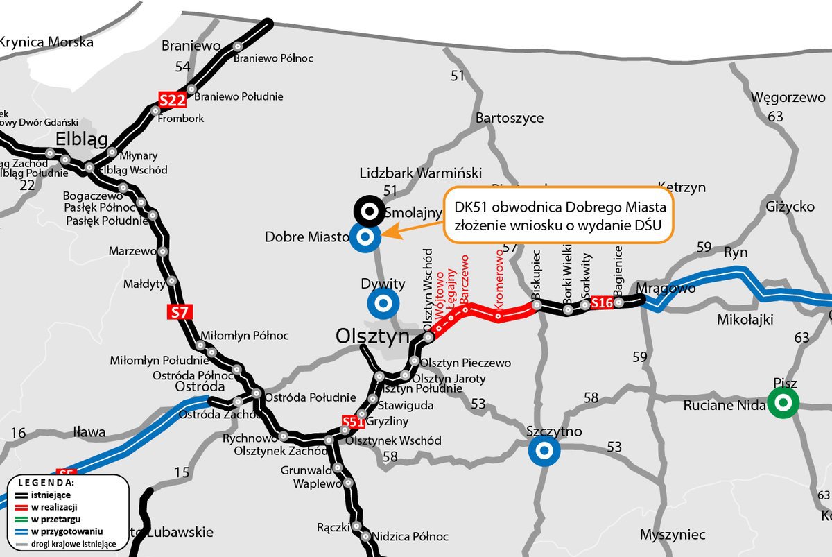 Obwodnica Dobrego Miasta. Ruszyła procedura środowiskowa