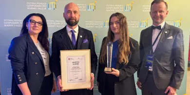 Statuetka PRO Warmia i Mazury dla Kortowiady