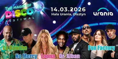Hala Urania. The Magic of Disco 90’s Festiwal: Dr. Alban, Loona, LaBouche, Fun Factory