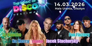 Hala Urania. The Magic of Disco 90’s Festiwal: Loona, LaBouche, Jacek Stachursky, No Mercy, Fun Factory
