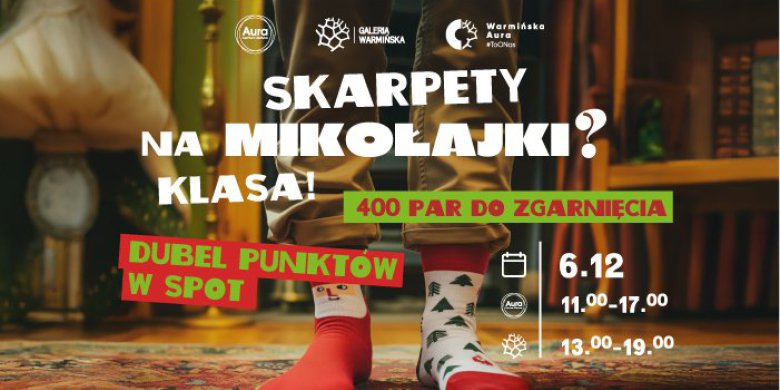 Łap upominki w Mikołajki w Warmińskiej Aurze