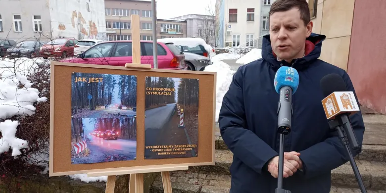 Olsztyn. Ulicą Dąbrowskiej strach chodzić po zmroku. "Ryzyko poważnego wypadku"
