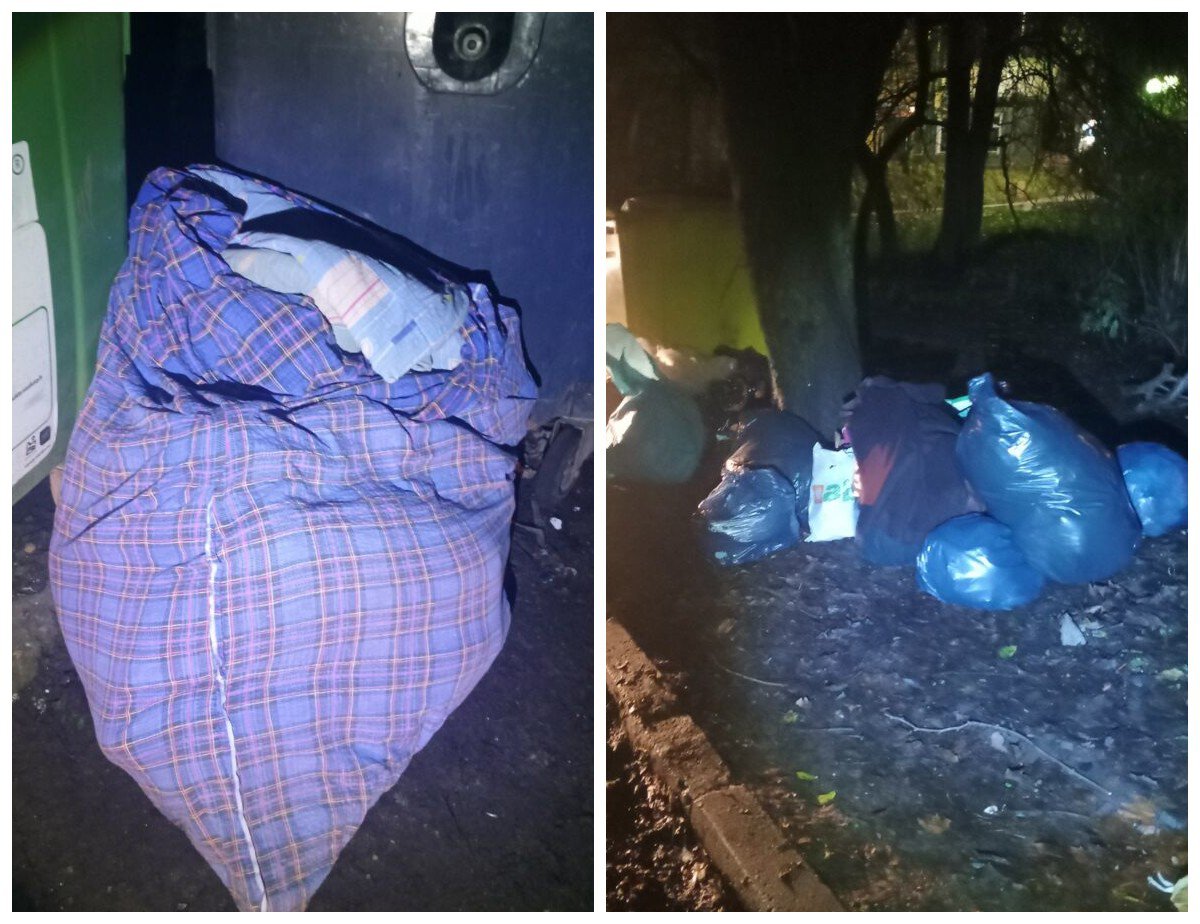 Olsztyn. Mieli pełne wory i żadnych zahamowań. Wszystko nagrały kamery [WIDEO]