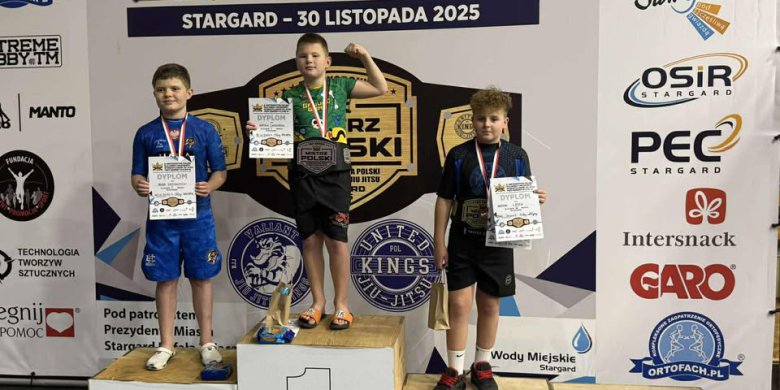 Natan Chodubski z Berserker's Team Olsztyn mistrzem Polski w jiu-jitsu!