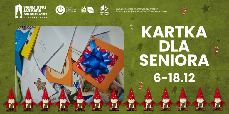 "Kartka dla seniora 2025". Podzielmy się bliskością