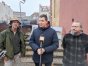 Od lewej: Wojciech Biedrzyński (fundacja Nexus), radny Adam Andrasz i mieszkaniec Nagórek, Marek Hołubowski