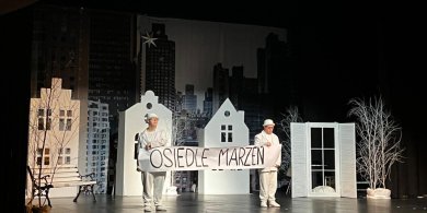Artykuł: Przedświąteczny apel o empatię i komplet miejsc. „Dziewczyna w oknie” w teatrze Jaracza zachwyciła seniorów [WIDEO]