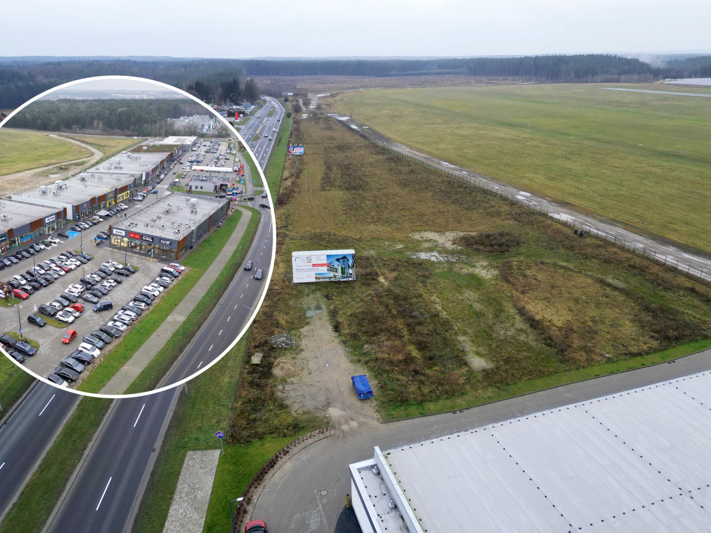Park handlowy przy ul. Sielskiej będzie rozbudowany. W planach największy off-price w regionie [ZDJĘCIA]