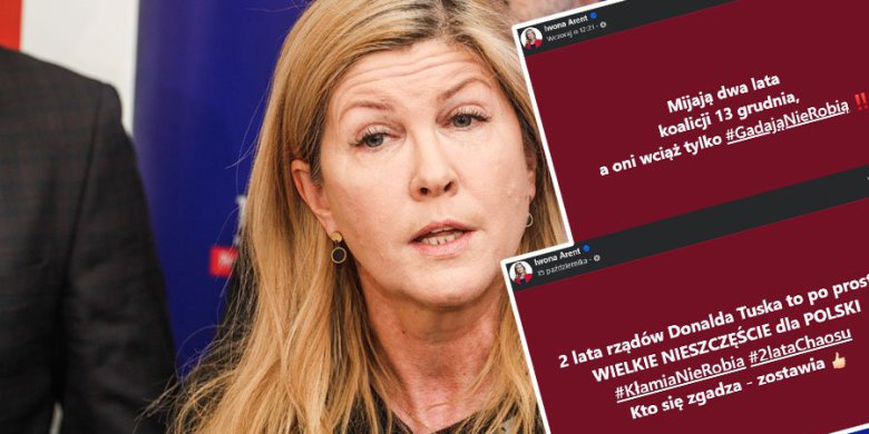 2. rocznica rządów Donalda Tuska. Iwona Arent (PiS): 