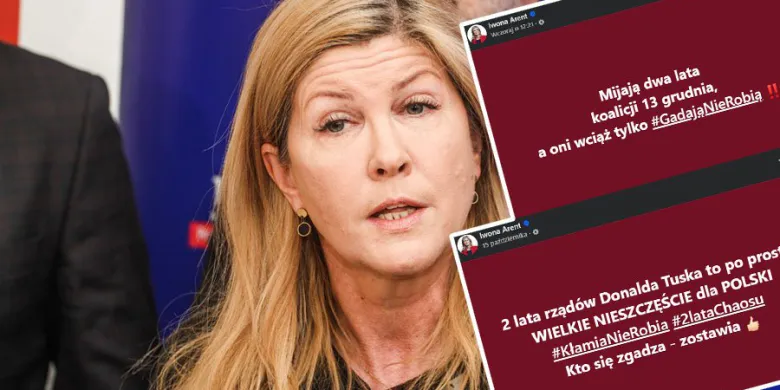 2. rocznica rządów Donalda Tuska. Iwona Arent (PiS): "Gadają, nie robią"